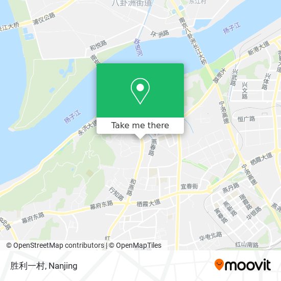 胜利一村 map
