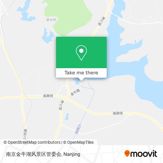 南京金牛湖风景区管委会 map