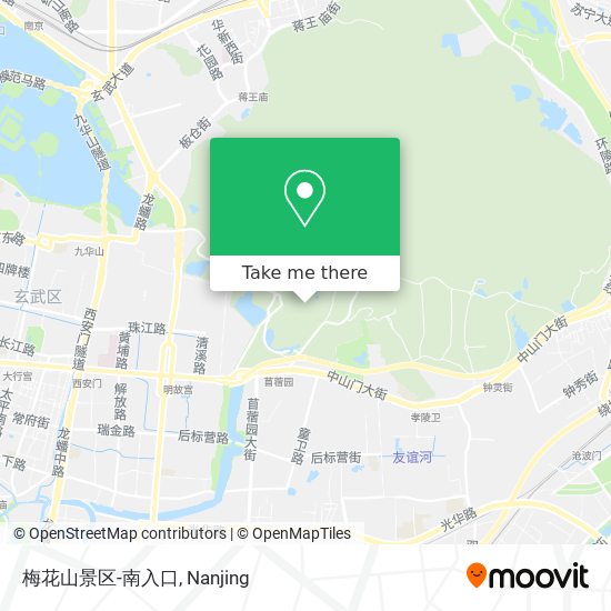 梅花山景区-南入口 map