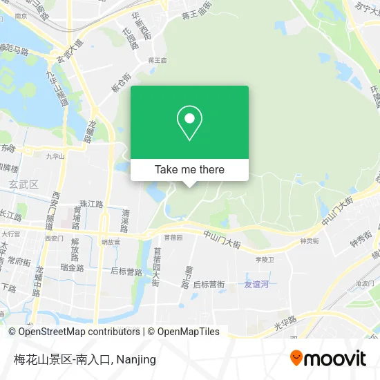 梅花山景区-南入口 map