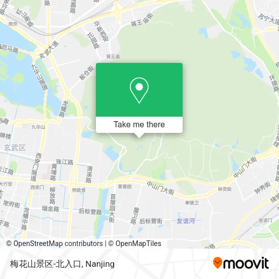 梅花山景区-北入口 map