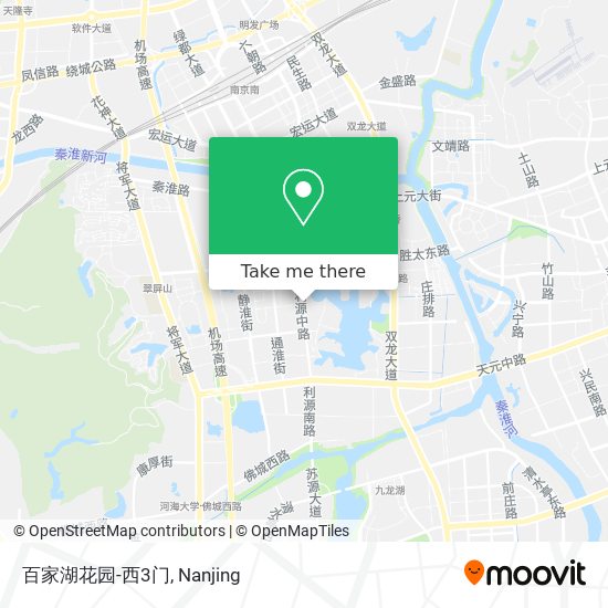 百家湖花园-西3门 map