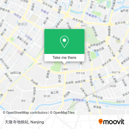 天隆寺地铁站 map