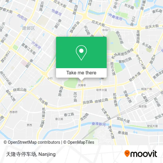 天隆寺停车场 map