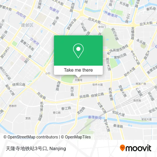 天隆寺地铁站3号口 map