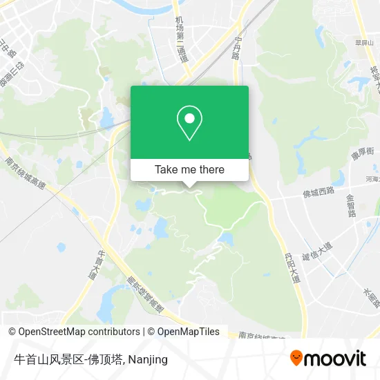 牛首山风景区-佛顶塔 map