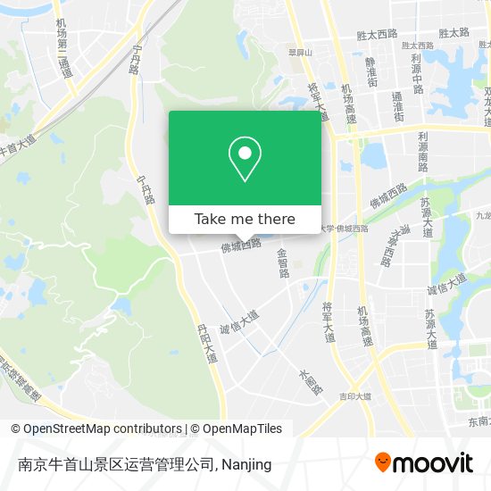 南京牛首山景区运营管理公司 map