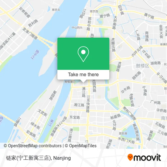 链家(宁工新寓三店) map
