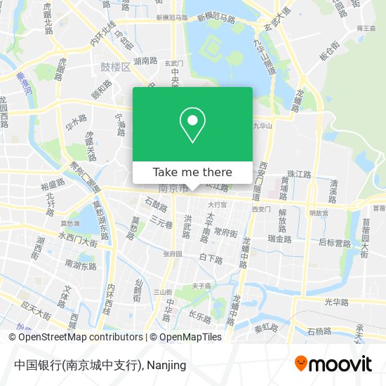 中国银行(南京城中支行) map