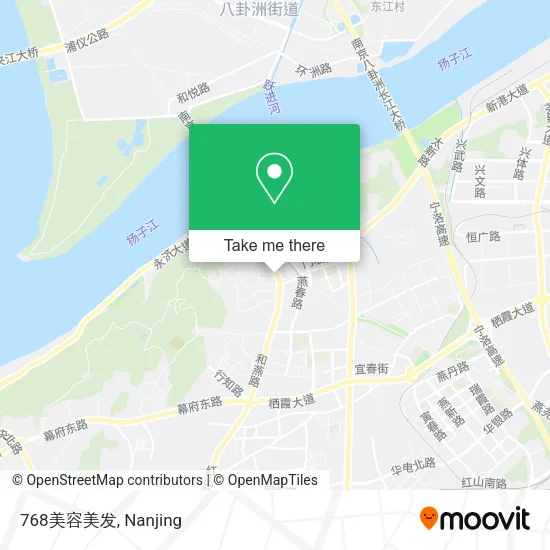 768美容美发 map