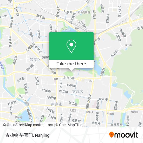 古鸡鸣寺-西门 map