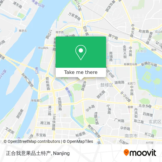 正合我意果品土特产 map