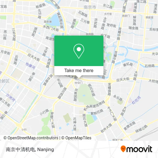 南京中清机电 map