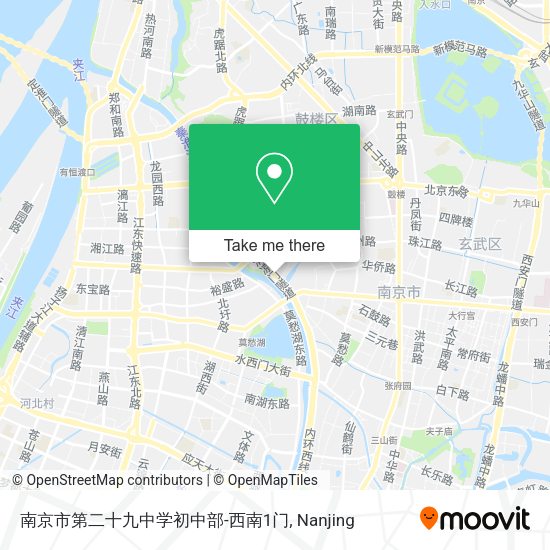 南京市第二十九中学初中部-西南1门 map