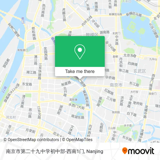 南京市第二十九中学初中部-西南1门 map