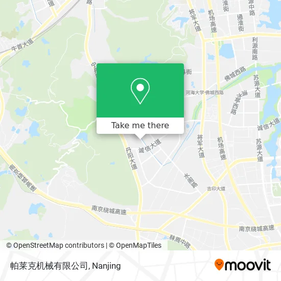 帕莱克机械有限公司 map