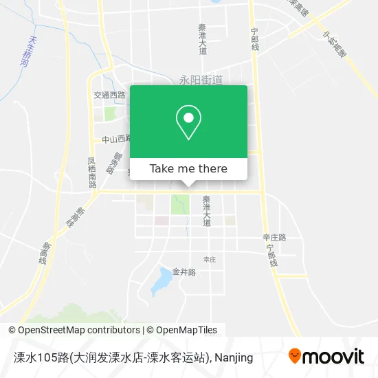 溧水105路(大润发溧水店-溧水客运站) map