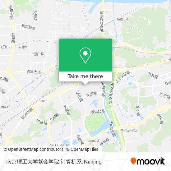 南京理工大学紫金学院-计算机系 map