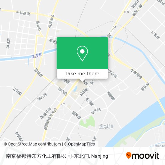 南京福邦特东方化工有限公司-东北门 map