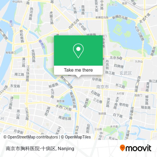 南京市胸科医院-十病区 map