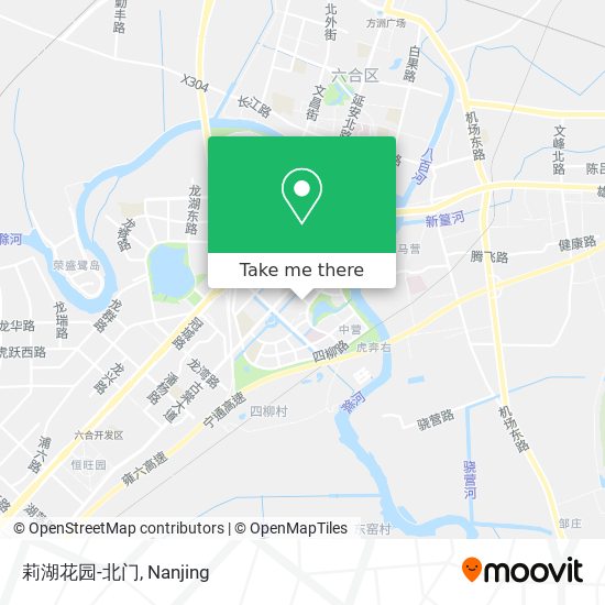 莉湖花园-北门 map
