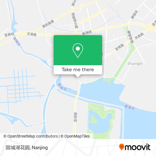固城湖花园 map