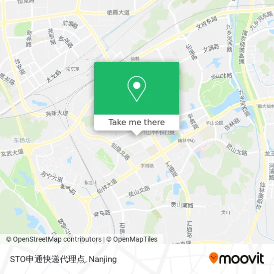 STO申通快递代理点 map