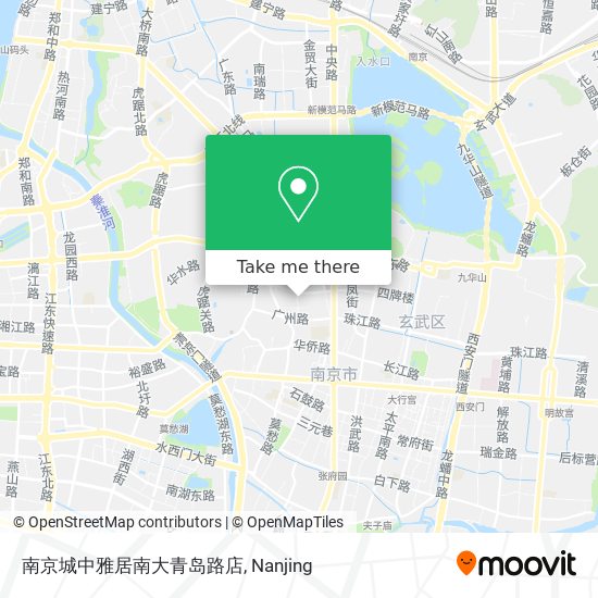 南京城中雅居南大青岛路店 map