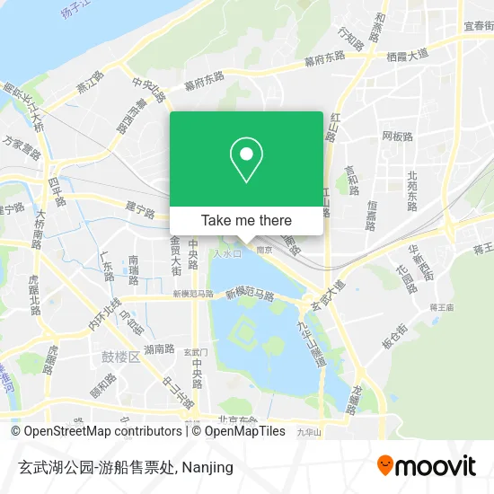 玄武湖公园-游船售票处 map