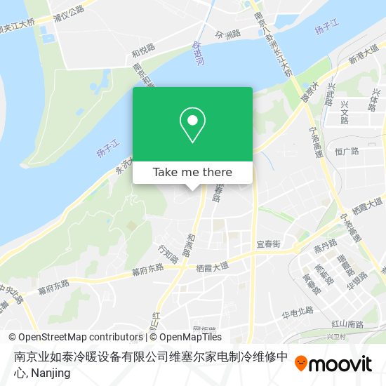 南京业如泰冷暖设备有限公司维塞尔家电制冷维修中心 map