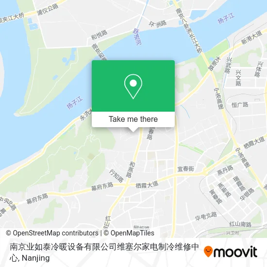 南京业如泰冷暖设备有限公司维塞尔家电制冷维修中心 map