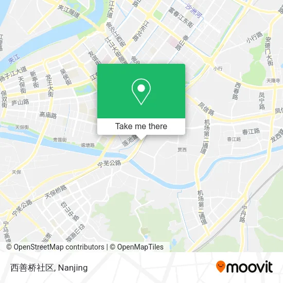 西善桥社区 map