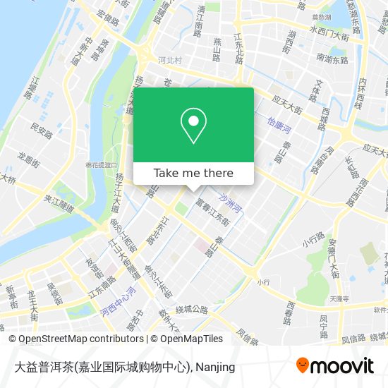 大益普洱茶(嘉业国际城购物中心) map