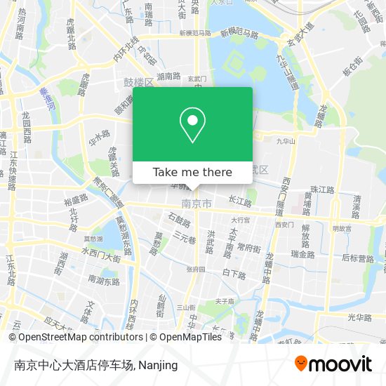 南京中心大酒店停车场 map