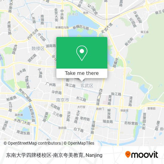 东南大学四牌楼校区-南京夸美教育 map