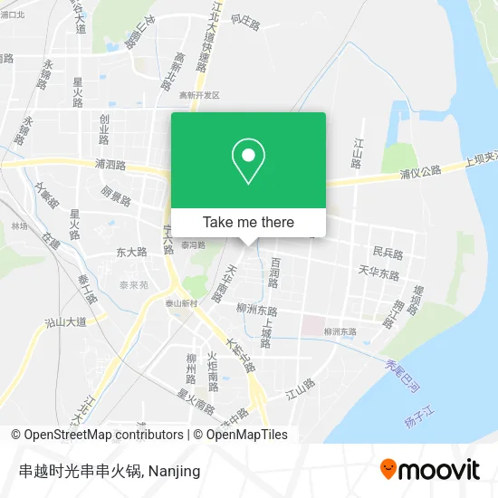串越时光串串火锅 map