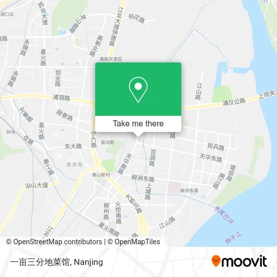 一亩三分地菜馆 map