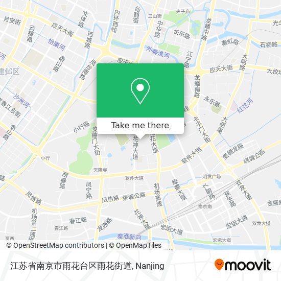 江苏省南京市雨花台区雨花街道 map