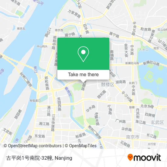 古平岗1号南院-32幢 map