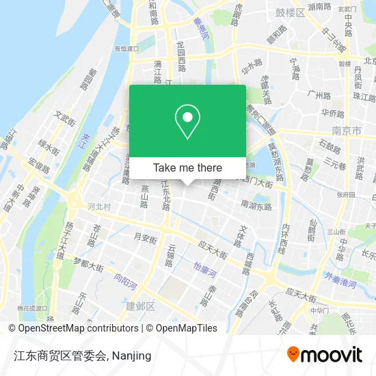 江东商贸区管委会 map