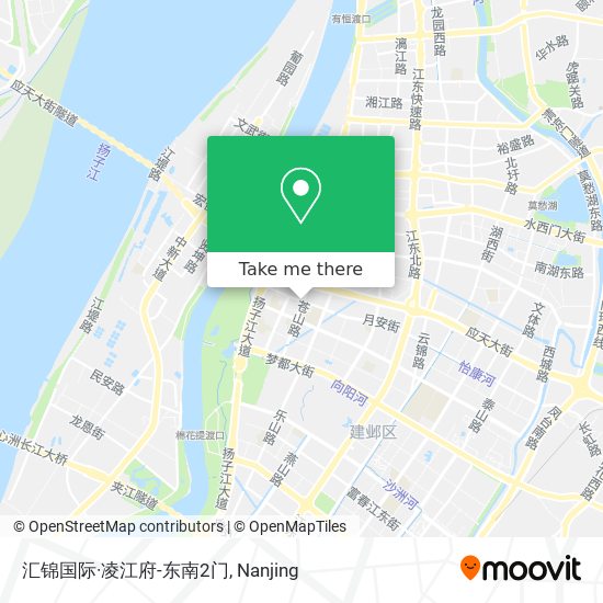 汇锦国际·凌江府-东南2门 map