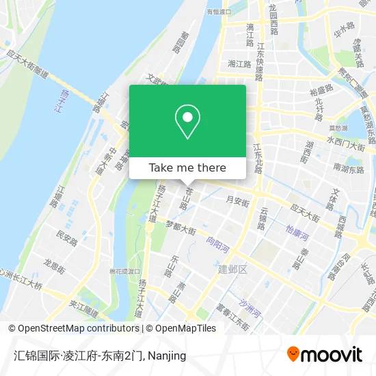 汇锦国际·凌江府-东南2门 map