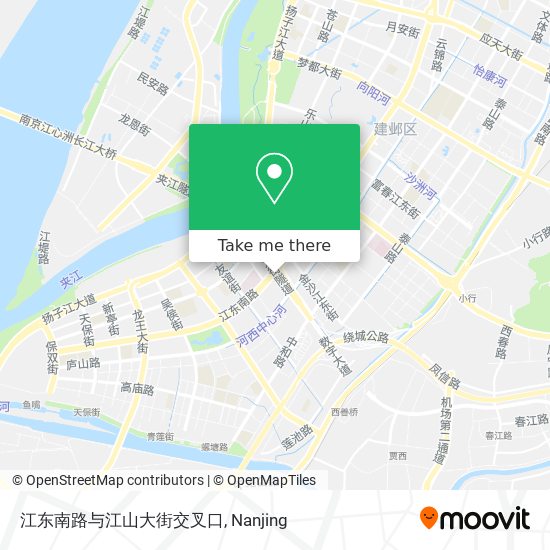 江东南路与江山大街交叉口 map
