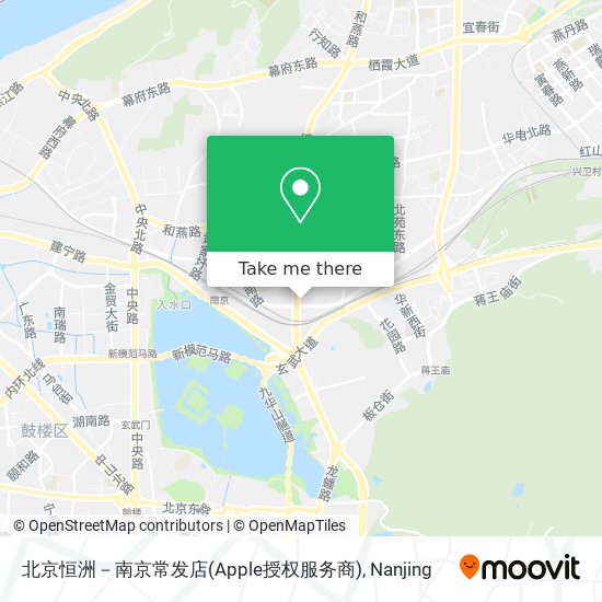 北京恒洲－南京常发店(Apple授权服务商) map