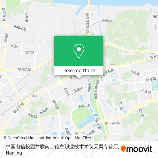 中国电信校园共联南京信息职业技术学院天翼专营店 map