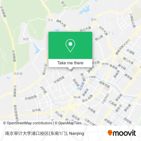 南京审计大学浦口校区(东南1门) map