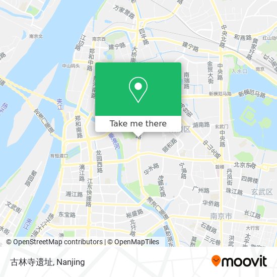 古林寺遗址 map