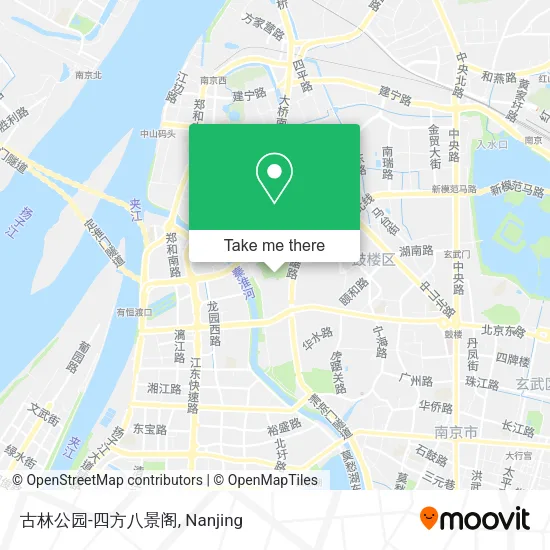 古林公园-四方八景阁 map