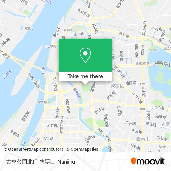 古林公园北门-售票口 map