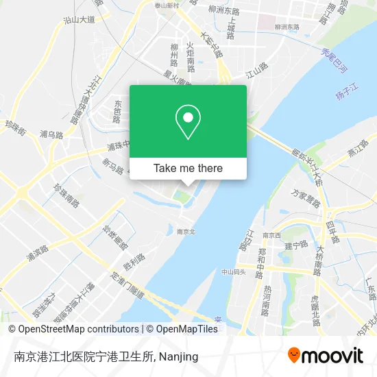 南京港江北医院宁港卫生所 map